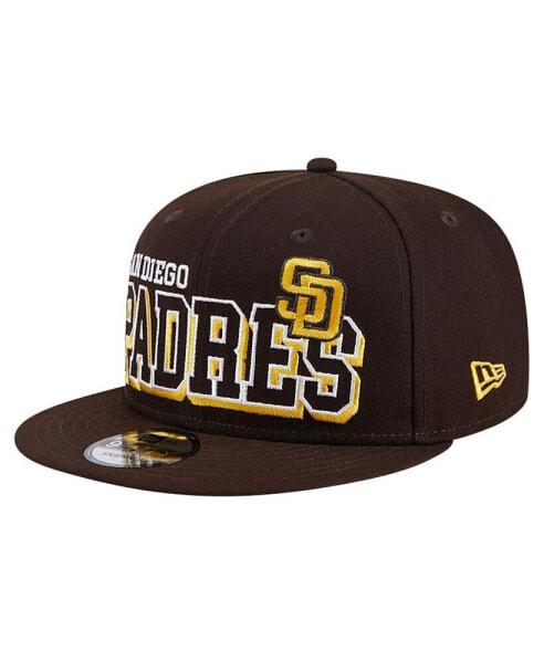 Men's Brown San Diego Padres Game Day Bold 9FIFTY Snapback Hat