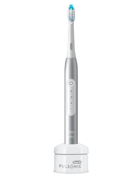 Oral-B Pulsonic Slim Luxe 4000 - Adult - Sonic toothbrush - Daily care - Sensitive - Whitening - 62000 movements per minute - Platinum - 2 min