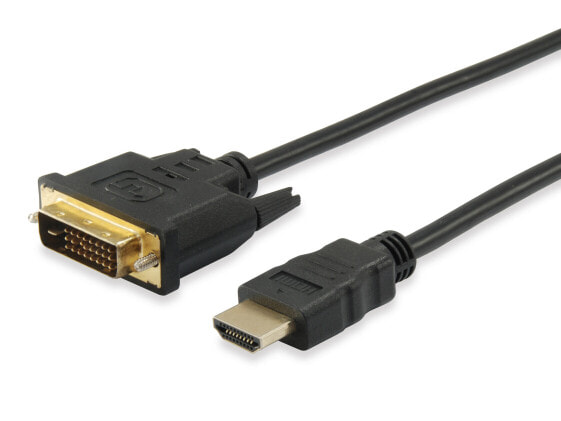 Equip HDMI to DVI-D Single Link Cable - 2m - 2 m - HDMI - DVI-D - Male - Male - Gold