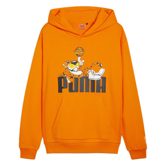 Худи PUMA Hoops X Cheetah Pullover Orange