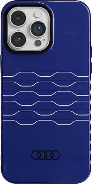 Audi Audi IML MagSafe Case iPhone 14 Pro Max 6.7" niebieski/navy blue hardcase AU-IMLMIP14PM-A6/D3-BE