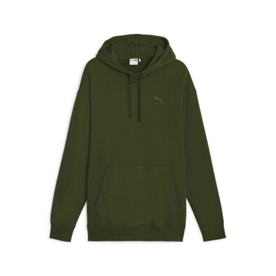 Puma Better Classics Relaxed Pullover Hoodie Mens Green Casual Outerwear 6213213