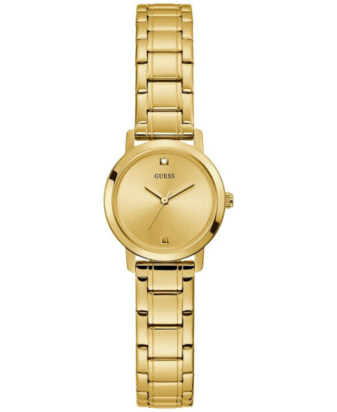 Часы Guess Diamond Accent Gold Tone  Watch