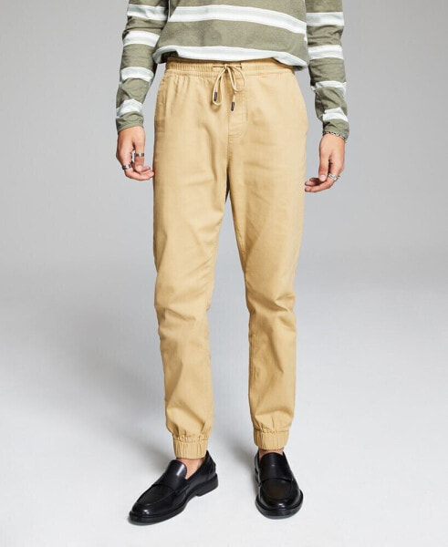 Men's Brushed Twill Jogger Pants