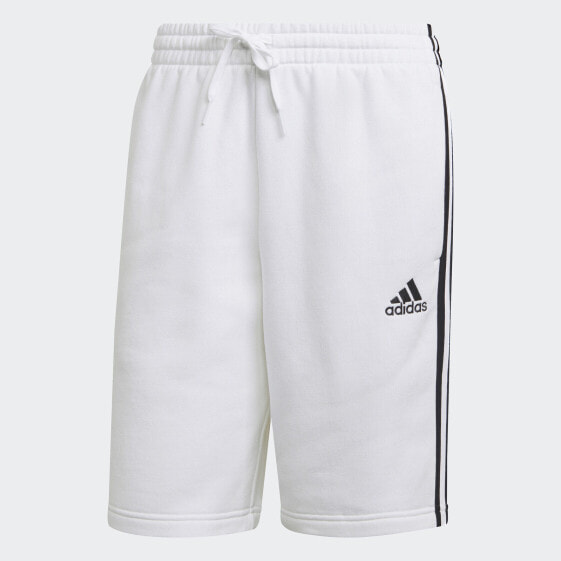 adidas men Essentials Fleece 3-Stripes Shorts