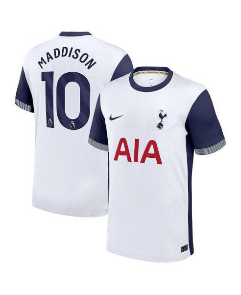 Men's James Maddison White Tottenham Hotspur 2024/25 Home Replica Player Jersey