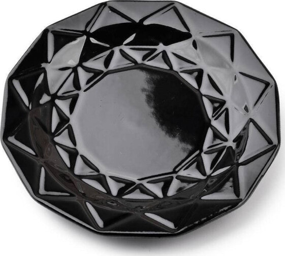 Тарелка десертная Affek Design ADEL BLACK 19,5 см