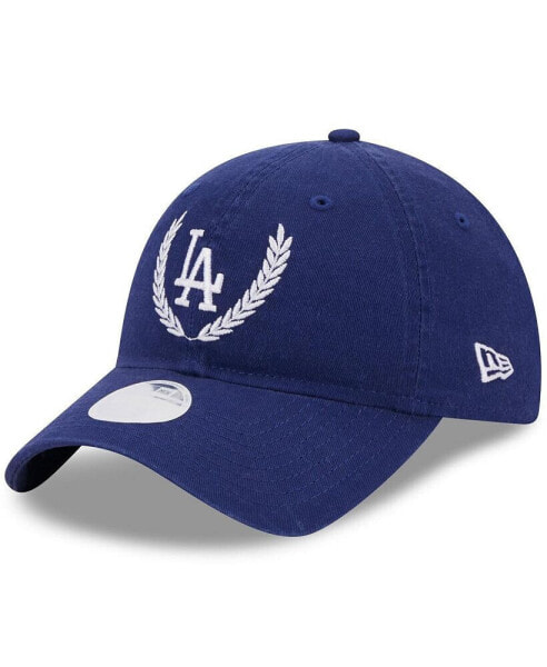 Women's Royal Los Angeles Dodgers Leaves 9TWENTY Adjustable Hat