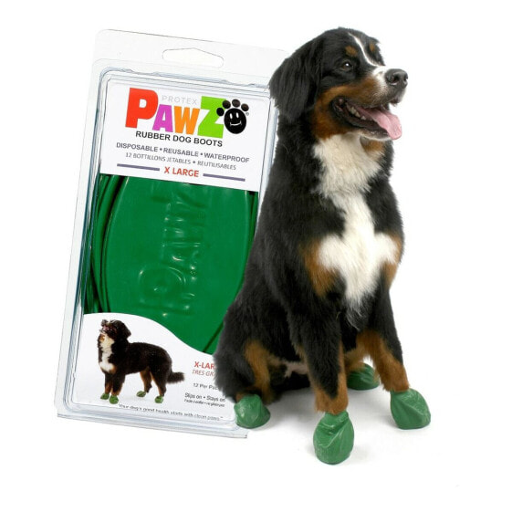 Туфли Pawz Пёс 12 штук Размер XL Зеленый