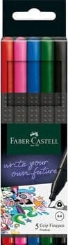 Faber Cienkopisy Grip 5 kol. podstawowych Faber-Castell [0|0]