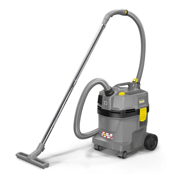 Бытовой пылесос Karcher NT 22/1 Ap Te L - сухая и влажная уборка - черный - серый - желтый - кнопочный - 22 л - 71 л/с - 25,5 кПа