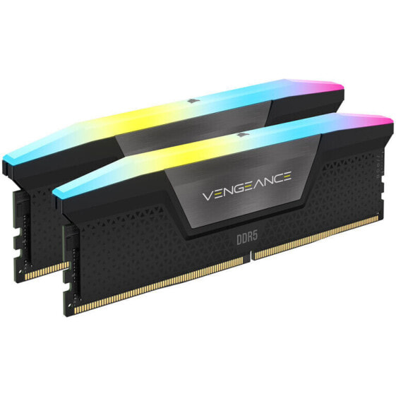 Corsair Vengeance RGB DDR5-5200 RAM, CL38, XMP - 48 GB Dual-Kit, schwarz