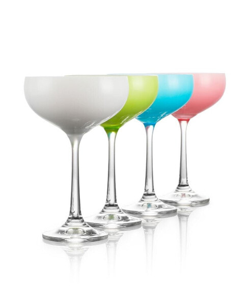 5.8-Ounce Mini Coupe Cocktail Glasses, Glass Cups Set of 4