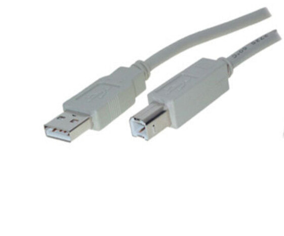 ShiverPeaks BS77022 - 1.8 m - USB A - USB B - USB 2.0 - 480 Mbit/s - Grey