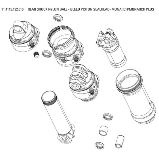 Амортизатор задний RockShox Monarch Plus/Monarch 20 ед. пластиковые шарики