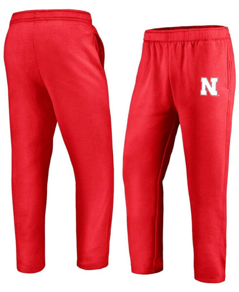 Men's Scarlet Nebraska Huskers School Logo Sweatpants