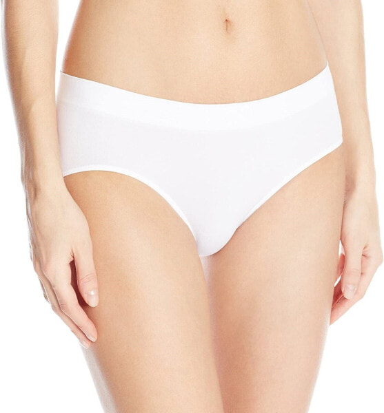 Bali 187912 Womens Everyday Hipster Panties Underwear Solid White Size Large