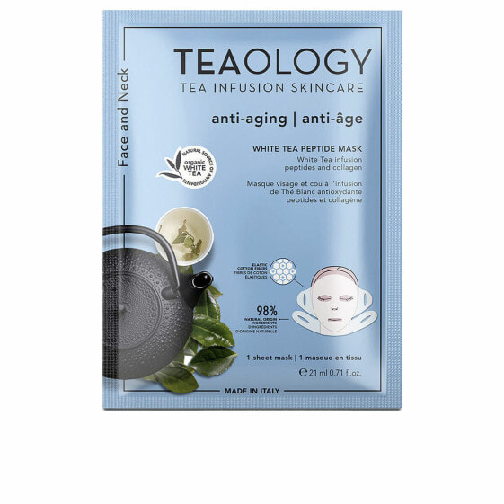 Маска для лица Teaology Шея Антивозрастной Белый чай 21 ml