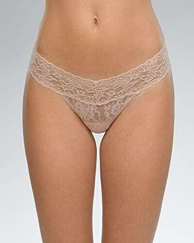 hanky panky 273939 Signature Lace Low Rise Thong, Chai, One Size (2-12)