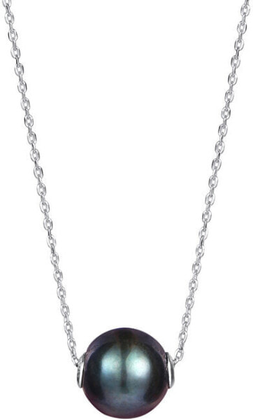 Женское ожерелье с черным жемчугом и жемчугом JL0582 (цепочка, кулон)