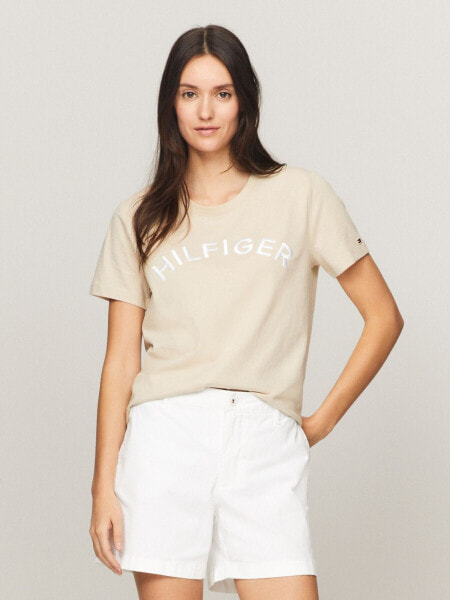 Embroidered Hilfiger Logo T-Shirt