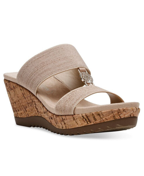 Women's Rikki Double Band Wedge Sandals