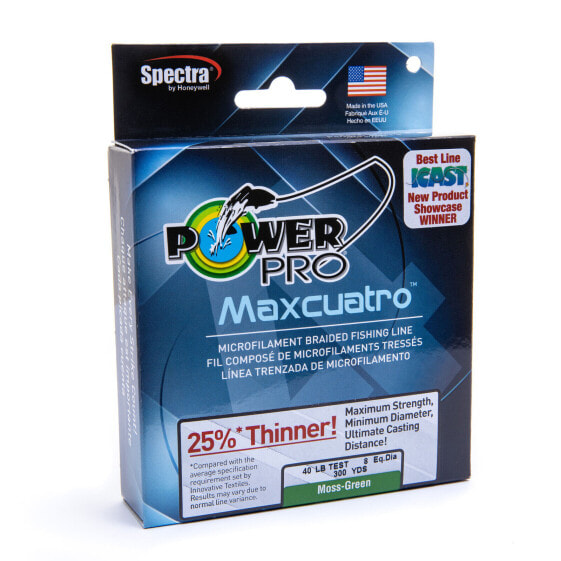 PowerPro Maxcuatro Fishing Braid | White | 50 lb | 500 yd