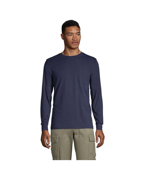 Men's Super-T Long Sleeve T-Shirt with Pocket