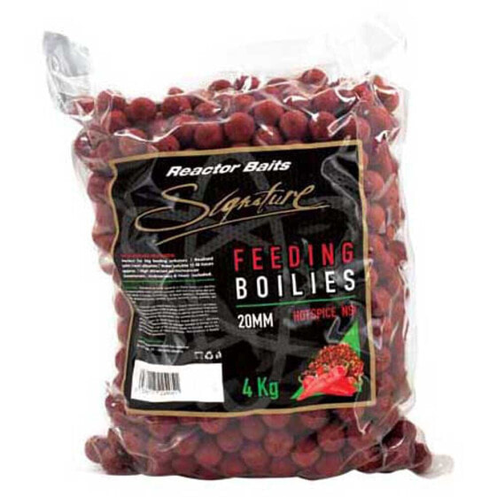 REACTOR BAITS Signature Feed 4kg Hot Spice NSI Boilie