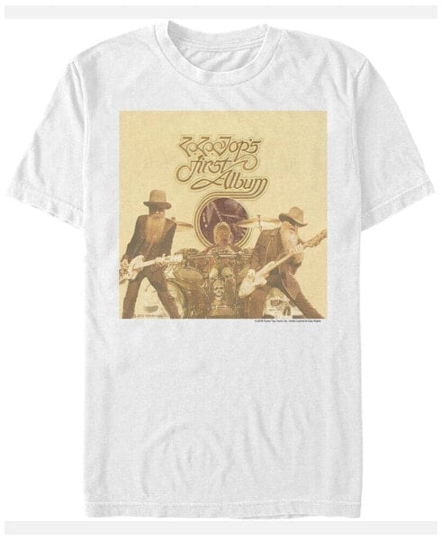 ZZ Top Men's First Album Cover Short Sleeve T-Shirt