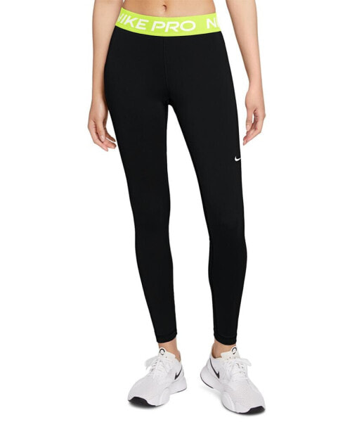 Pro Women's Mid-Rise Mesh-Paneled Leggings