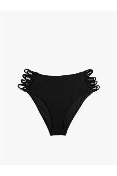 3sak00010bm Siyah 999 Kadın Elastan Swimwear Bikini Alt