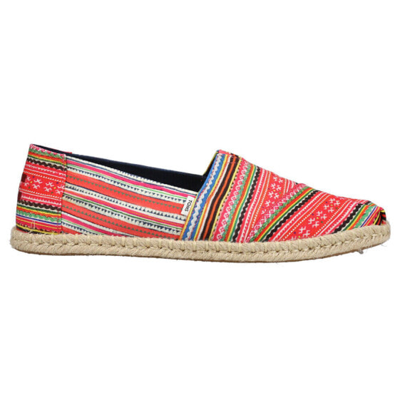 TOMS Alpargata Rope Slip On Womens Multi Flats Casual 10017847T