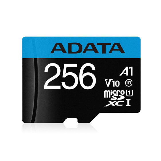 ADATA Premier - 256 GB - MicroSDXC - Class 10 - UHS-I - 100 MB/s - 25 MB/s