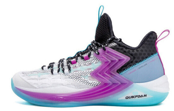 Баскетбольные кроссовки среднего кроя 361° Big3 2.0Q Footwear Actual для мужчин, бело-фиолетовые