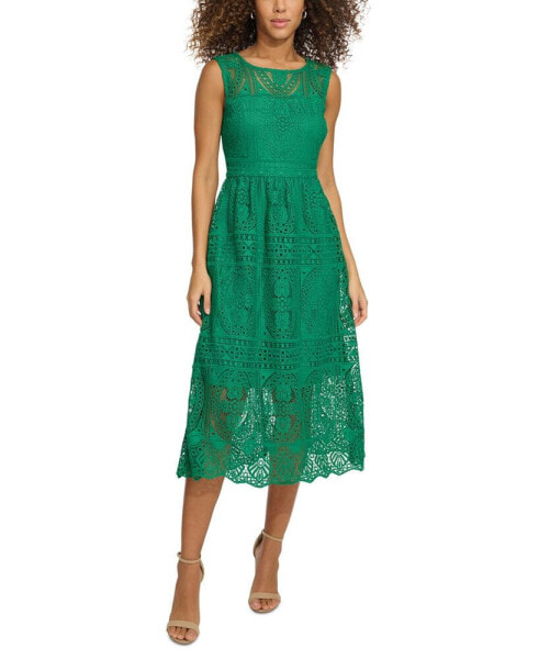 Women's Lace Midi Dress