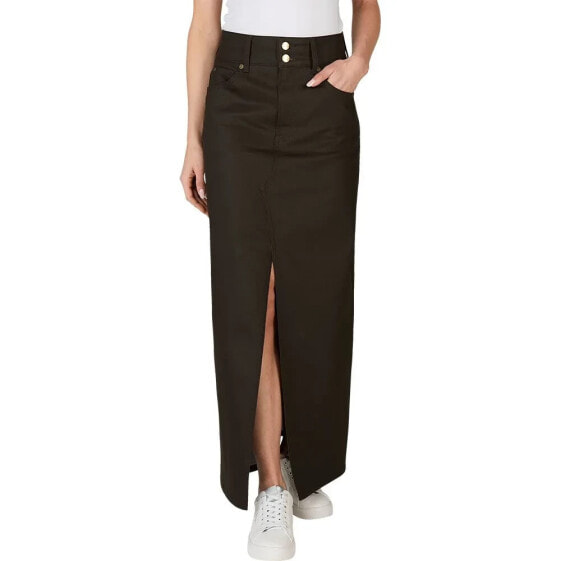 PEPE JEANS Coated long skirt