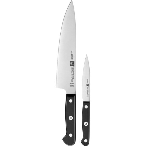 Ножи кухонные Zwilling Gourmet черные из нержавеющей стали