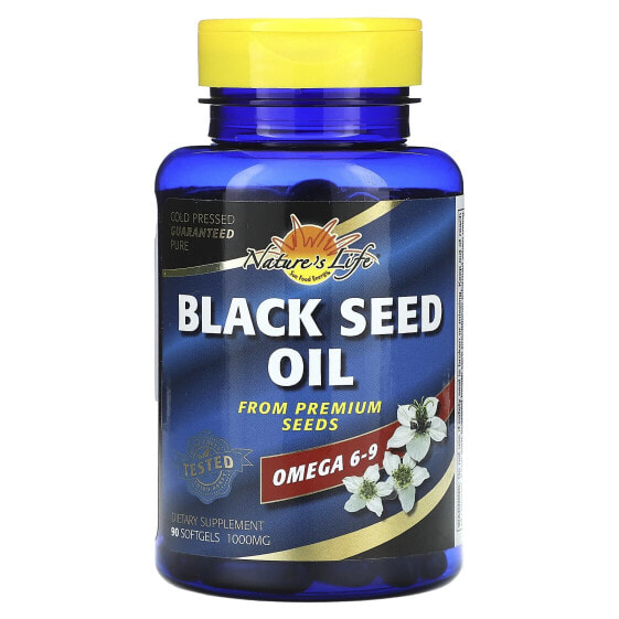 Black Seed Oil, 1,000 mg, 90 Softgels (500 mg per Softgel)