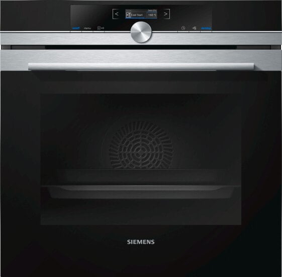 Siemens iQ700 HB674GBS1 - Medium - Electric - 71 L - 71 L - Pyrolytic - Black,Stainless steel