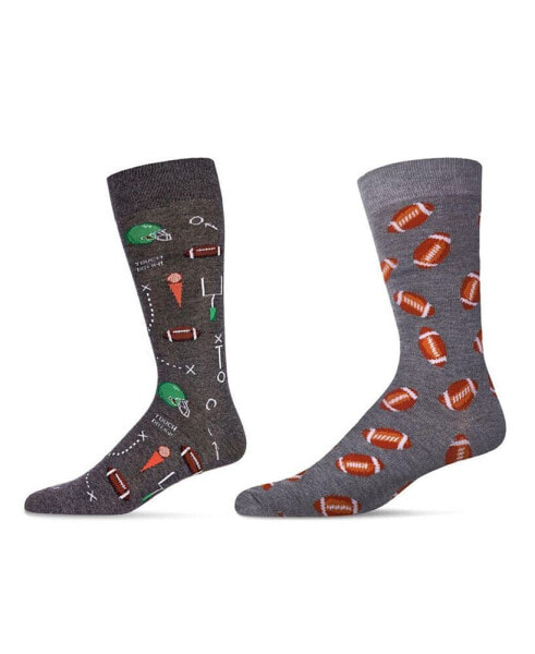 Men's Crew Sports Assortment Socks, Pair of 2