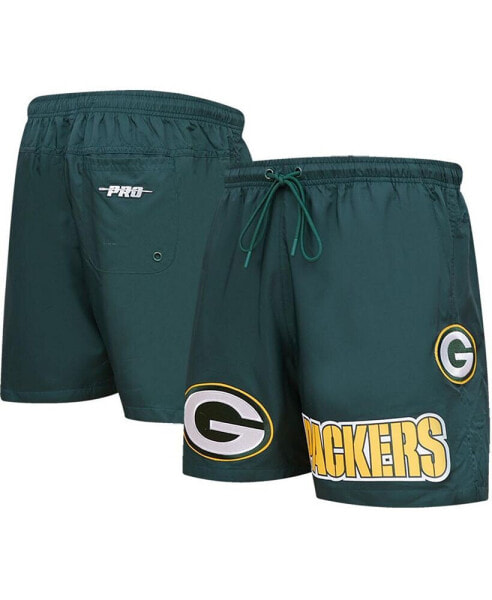 Men's Green Green Bay Packers Woven Shorts
