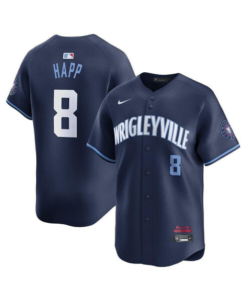 Men's Ian Happ Navy Chicago Cubs City Connect Limited Player Jersey