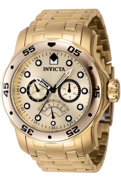 Часы Invicta Pro Diver 48mm Gold Steel Watch