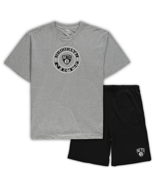 Пижама Concepts Sport Brooklyn Nets Heathered Gray