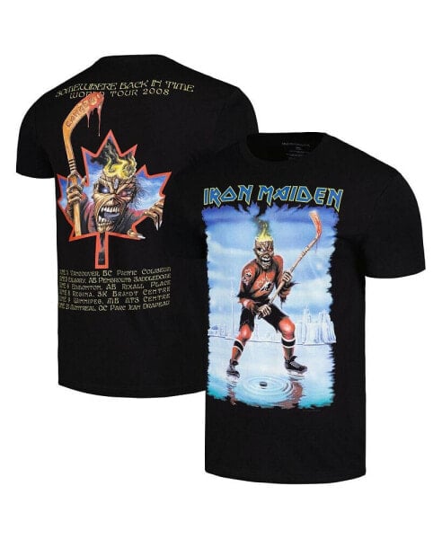 Men's Black Iron Maiden Canada Eddie T-shirt