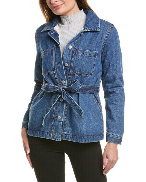 Oat New York Patch Pocket Sherpa-Lined Jacket Women's