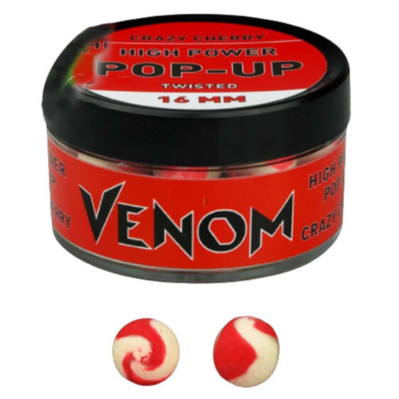 Наживка для рыбалки FEEDERMANIA Venom High Power 45 грамм Вишневые Pop Ups Boilie