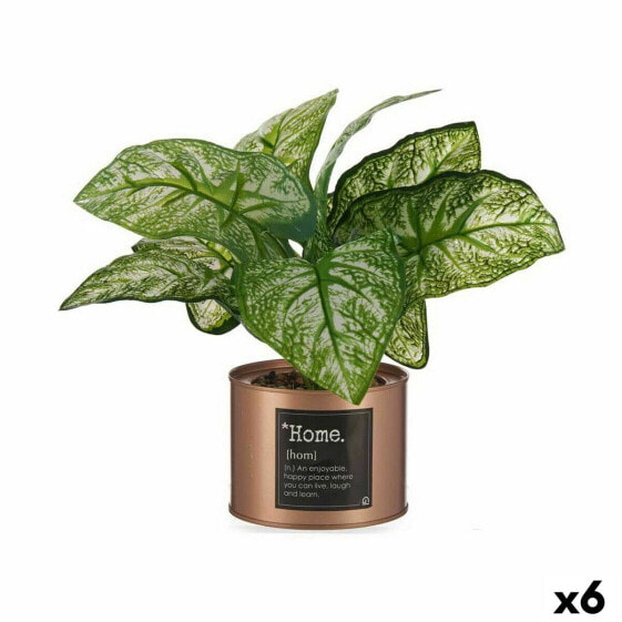 Декоративное искусственное растение Ibergarden Home Медь банка (26 x 26 x 26 cm) (6 штук)