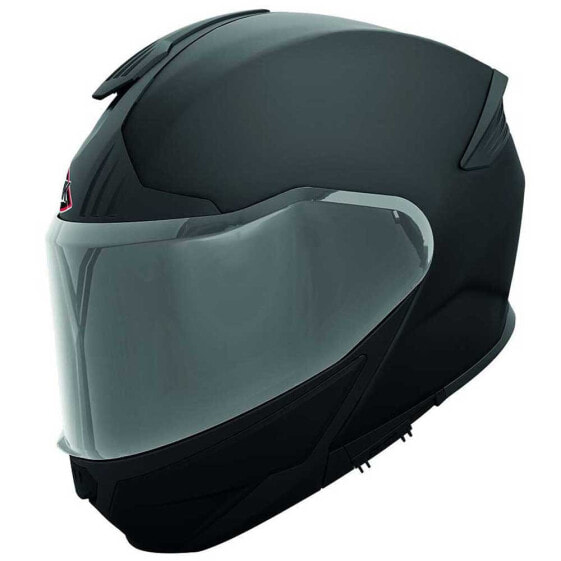 Шлем модульный SMK Gullwing ece 22.05 черный глянцевый